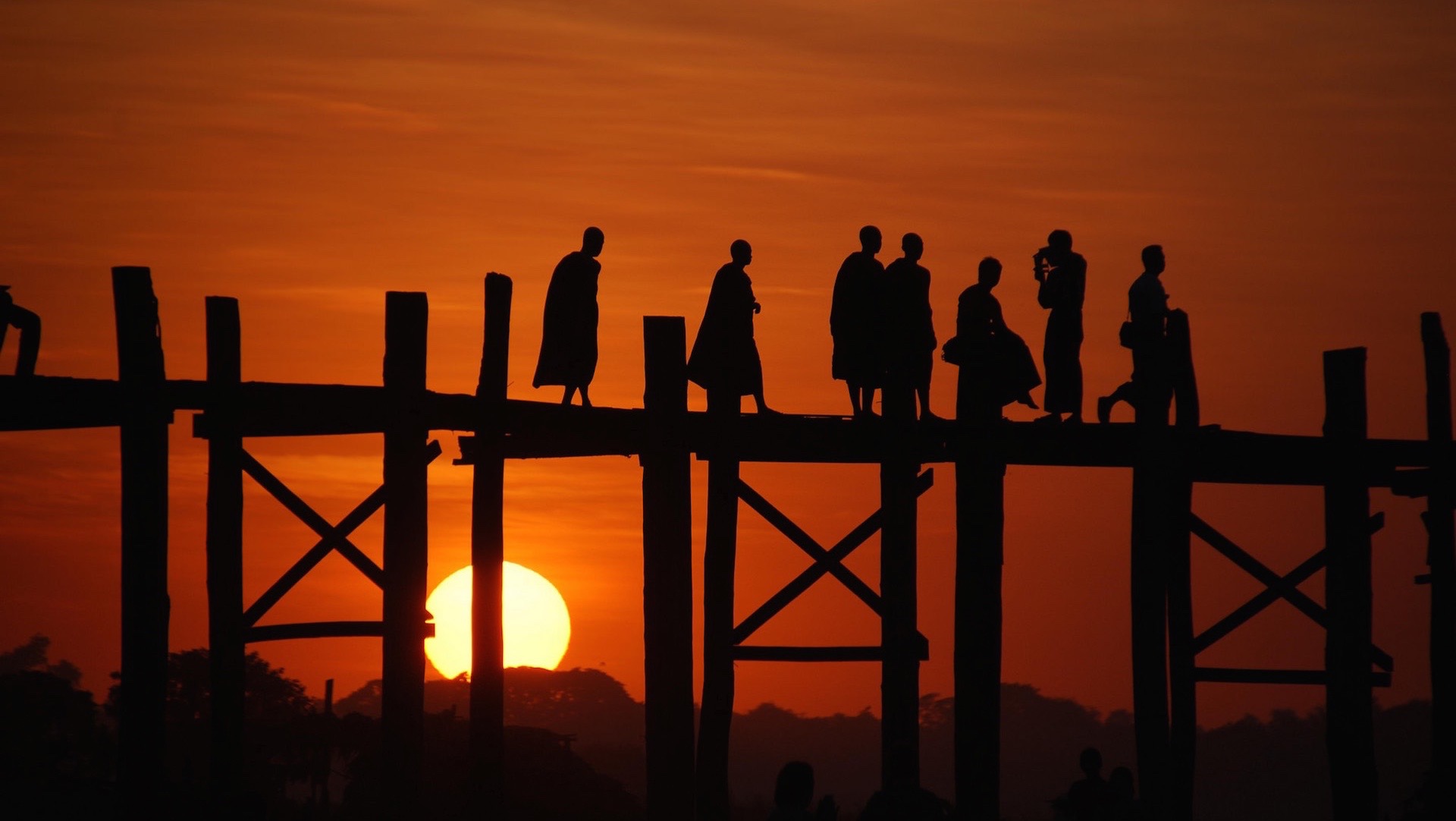 U Bein Bridge, Burma