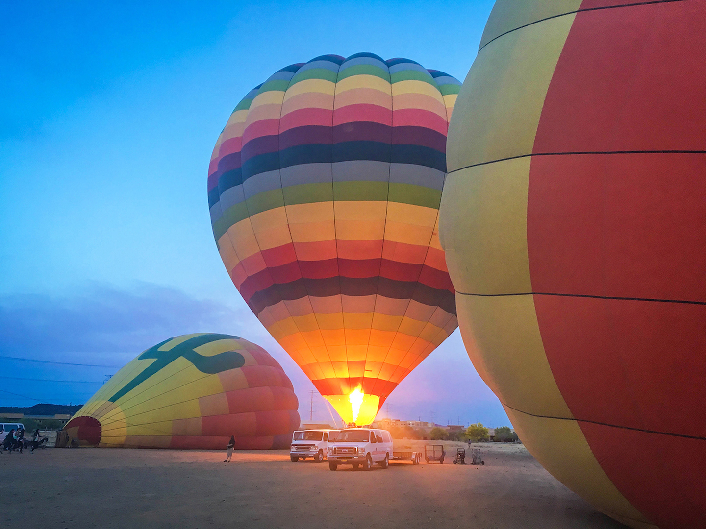 Hot air balloon | Photo: Liz Laing